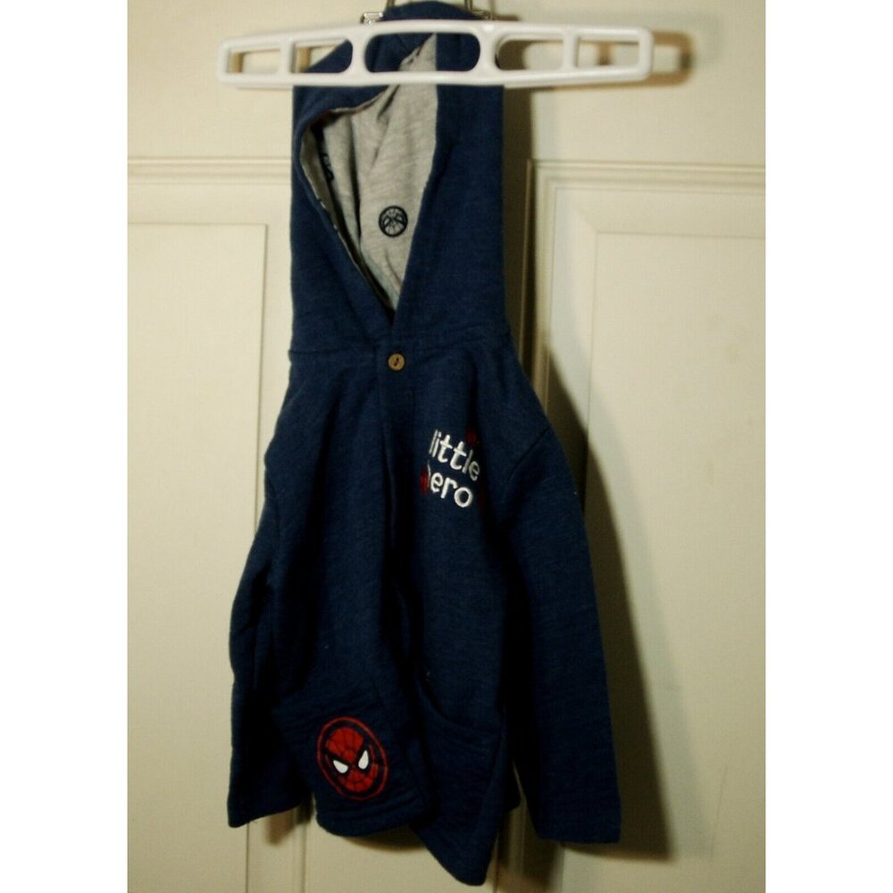 Little Heros Marvel spider man toddler hoodie jacket size 18m